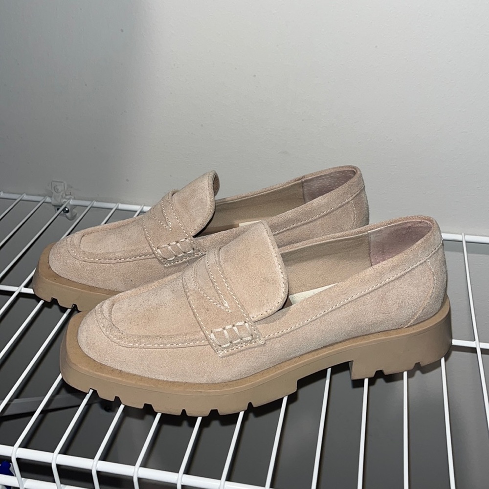 Dolce Vita Tan Elias Suede Loafers
